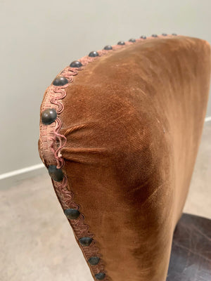 Two large leather voyeurs seats ('as is', each)