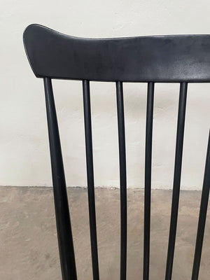 Ebonised rocking chair