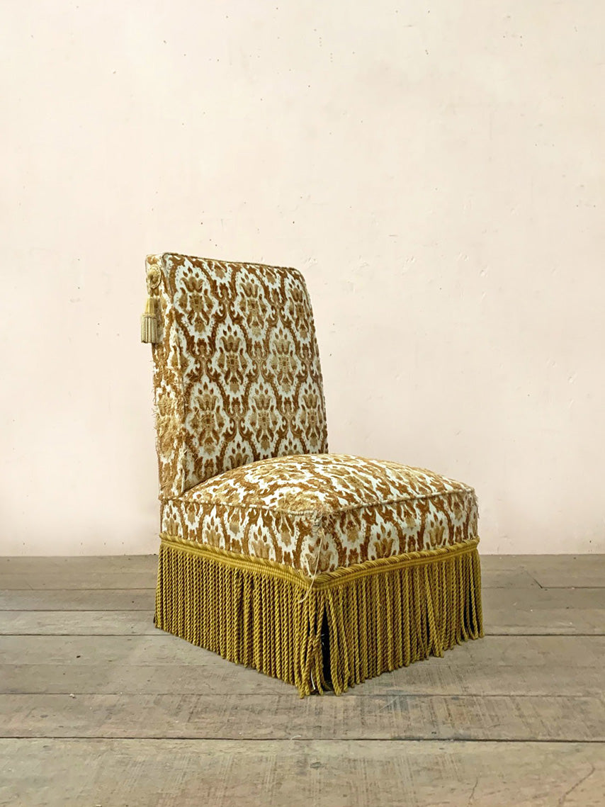 Napoleon III slipper chair