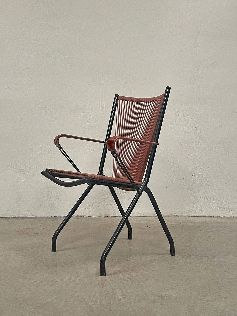 Mid century folding chair