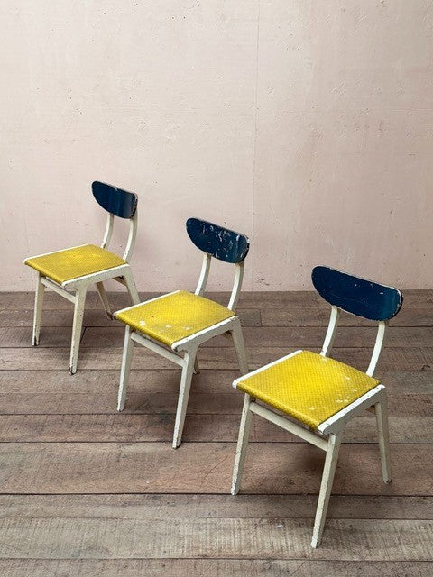 Trio of 50's dining chairs (each)