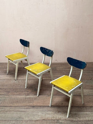 Trio of 50's dining chairs (each)