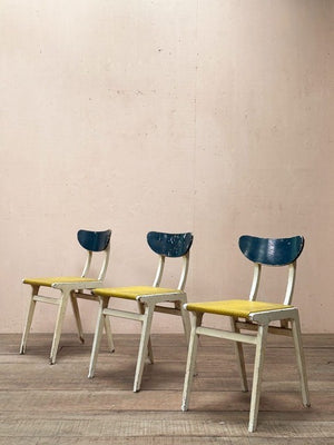 Trio of 50's dining chairs (each)