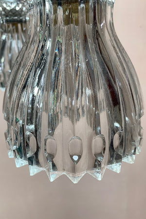 Glass pendant light