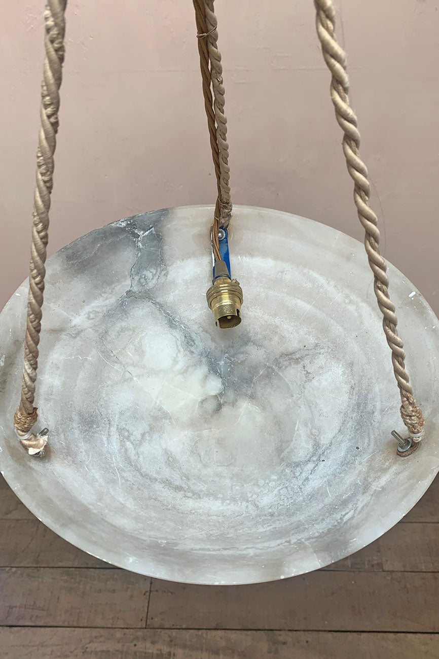 Alabaster ceiling light