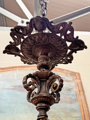 Brass ceiling light