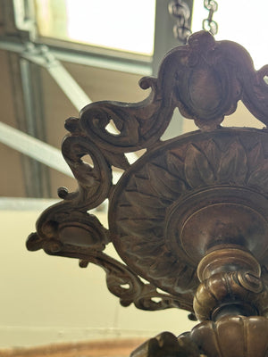 Brass ceiling light