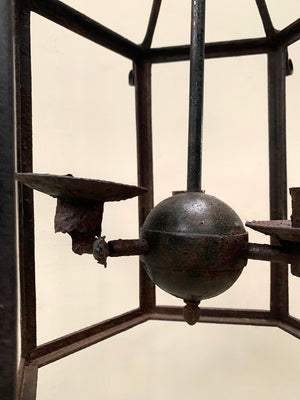 Ceiling candleholder