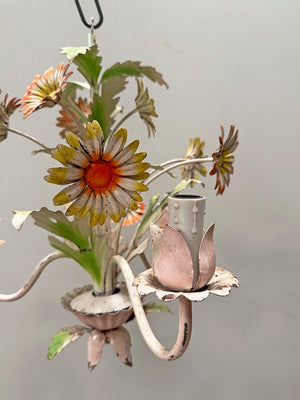 Floral chandelier 'as is'