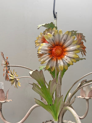 Floral chandelier 'as is'