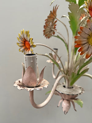 Floral chandelier 'as is'