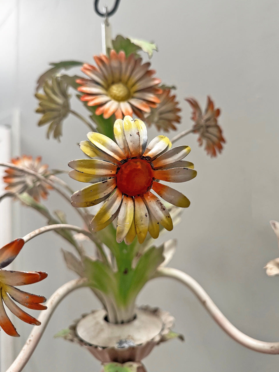 Floral chandelier 'as is'