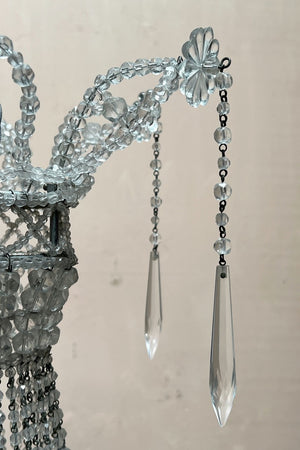 Large beaded chandelier