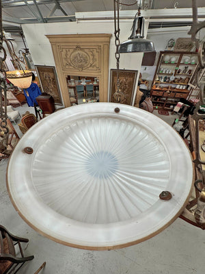 Glass ceiling shade