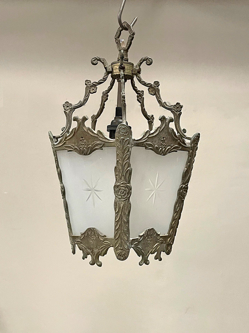 Petite brass lantern