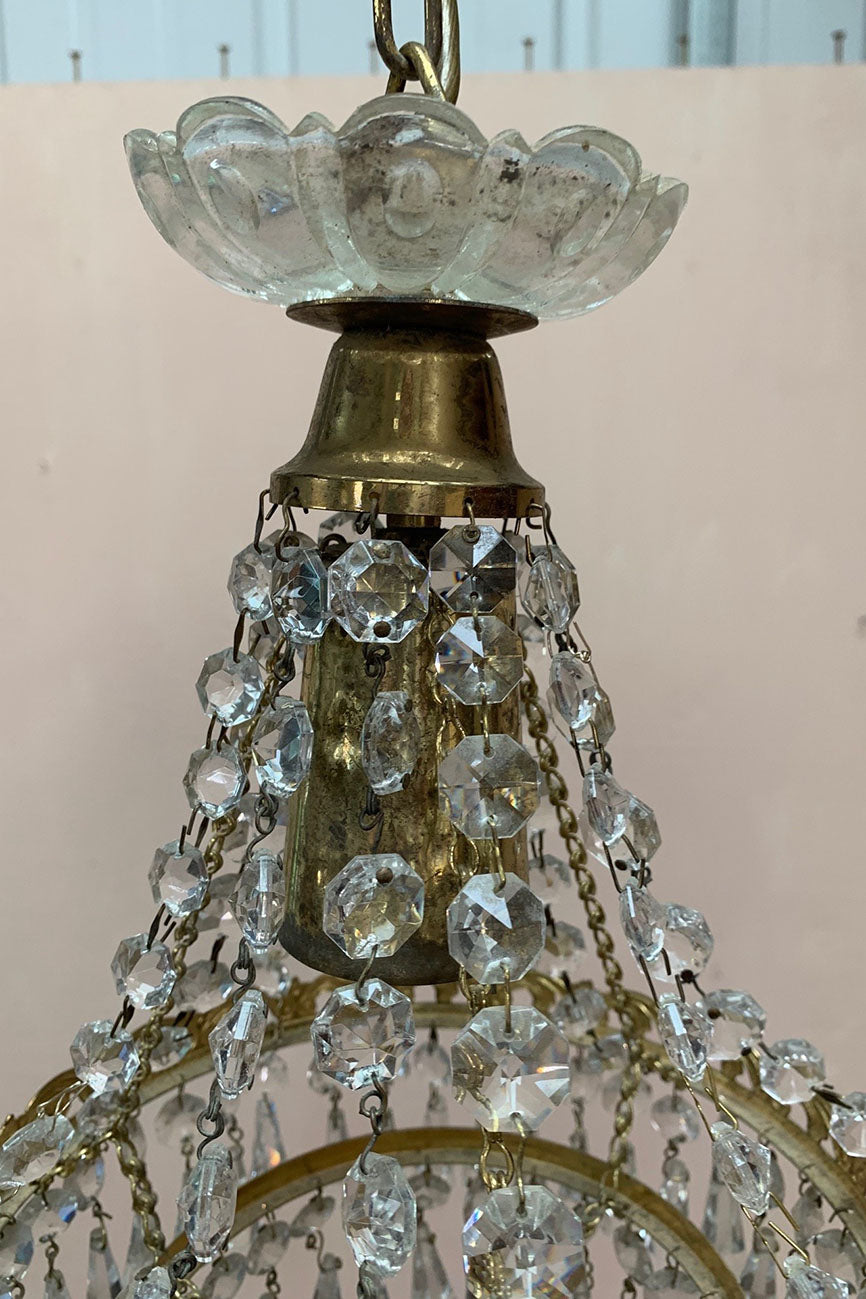 Petite crystal deals chandelier