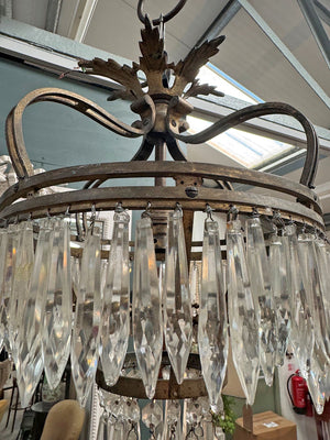 Small droplet chandelier