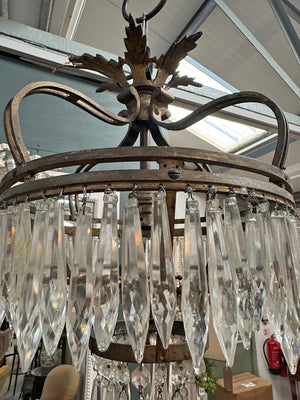 Small droplet chandelier