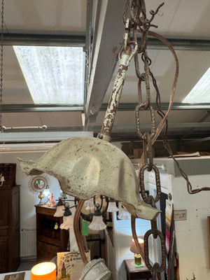 Toleware candle chandelier