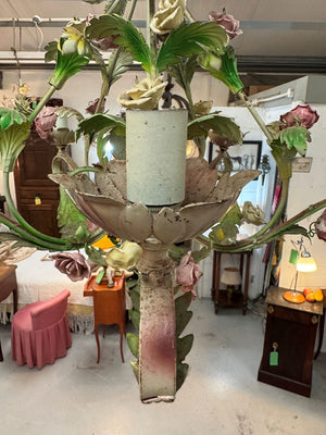 Toleware candle chandelier