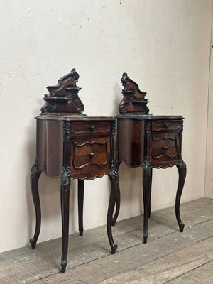 Rosewood cabinets (pair)