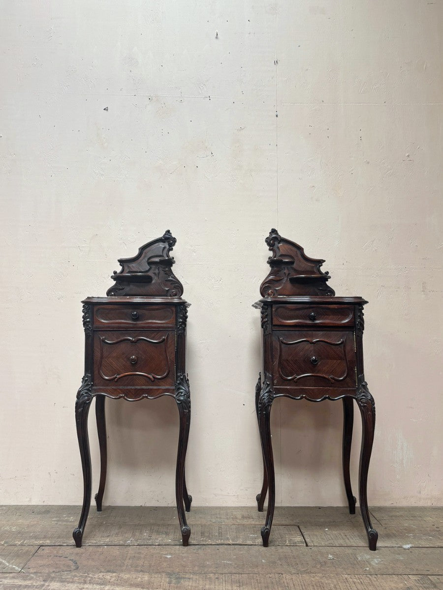 Rosewood cabinets (pair)