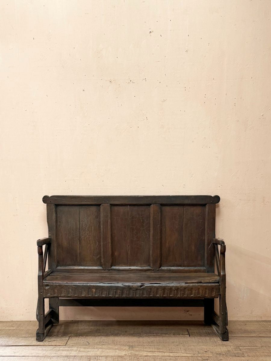 17th century oak bench