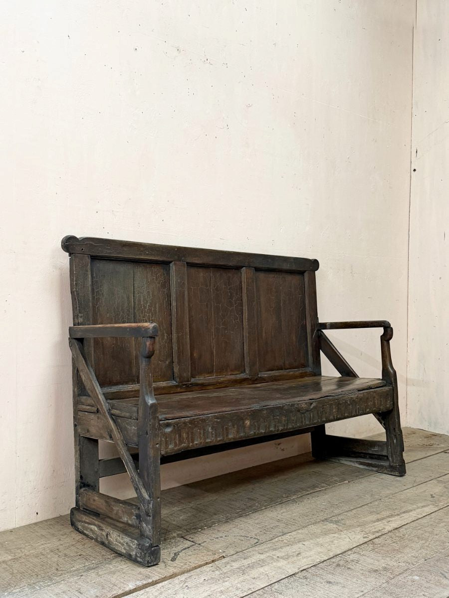 17th century oak bench