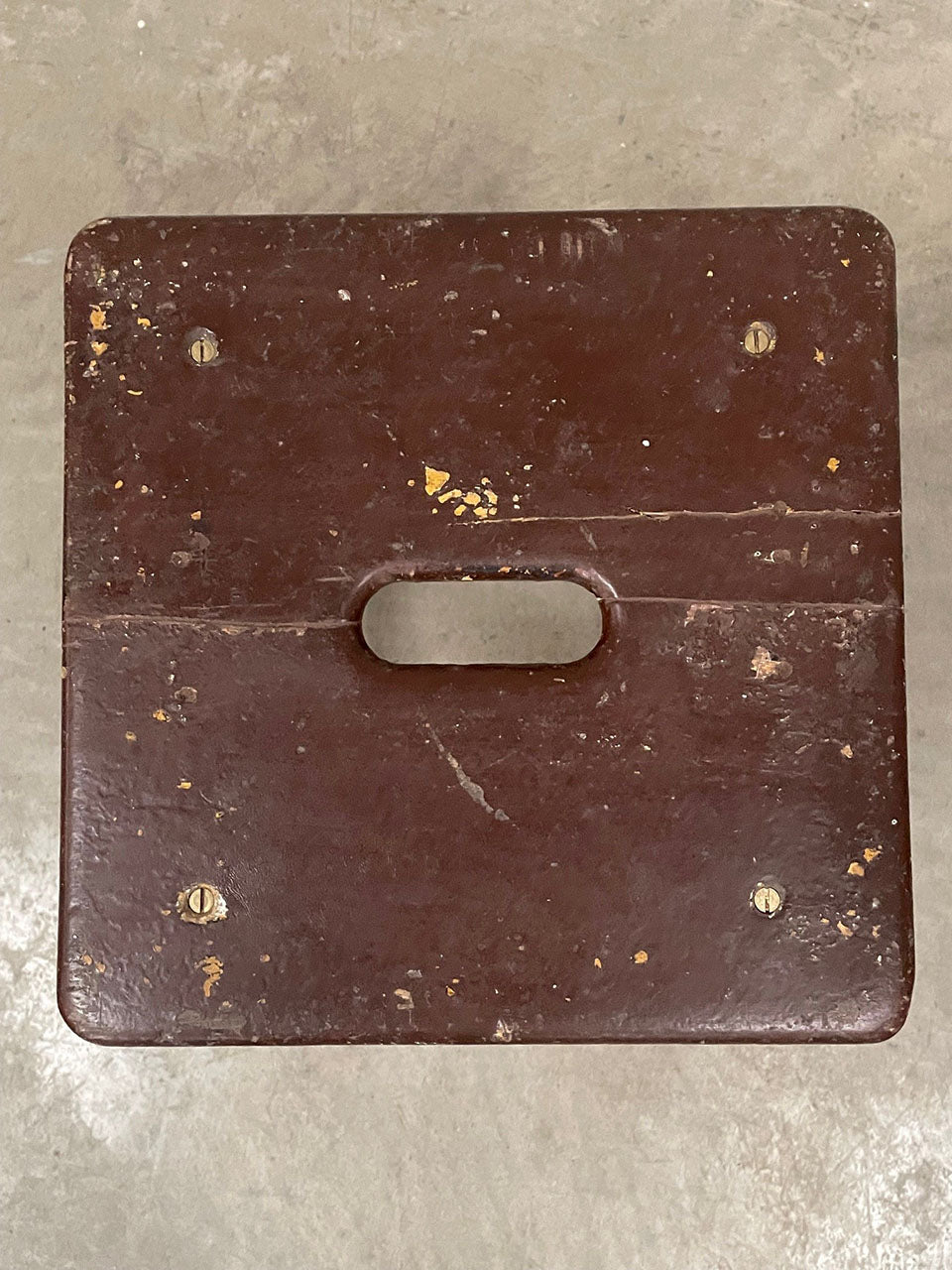 Brown painted stool (1 x sold)