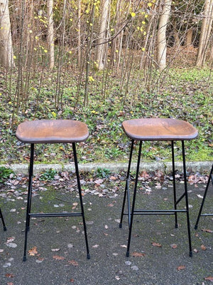 Bespoke steel and timber stools