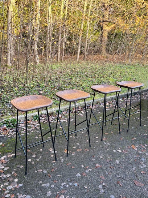 Bespoke steel and timber stools