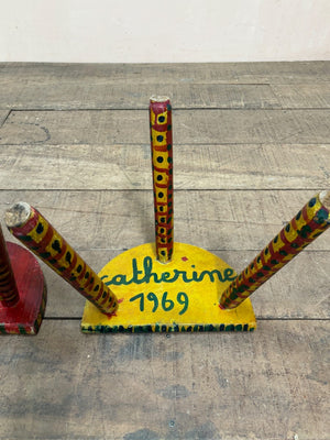 Folk art stools