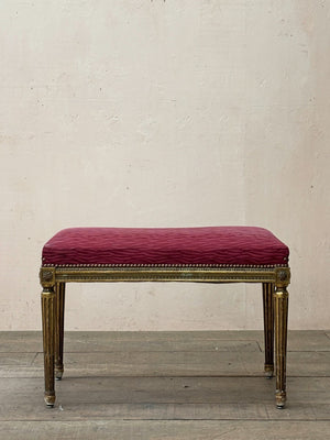 Gilt stool 'as is'