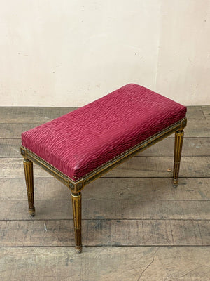 Gilt stool 'as is'