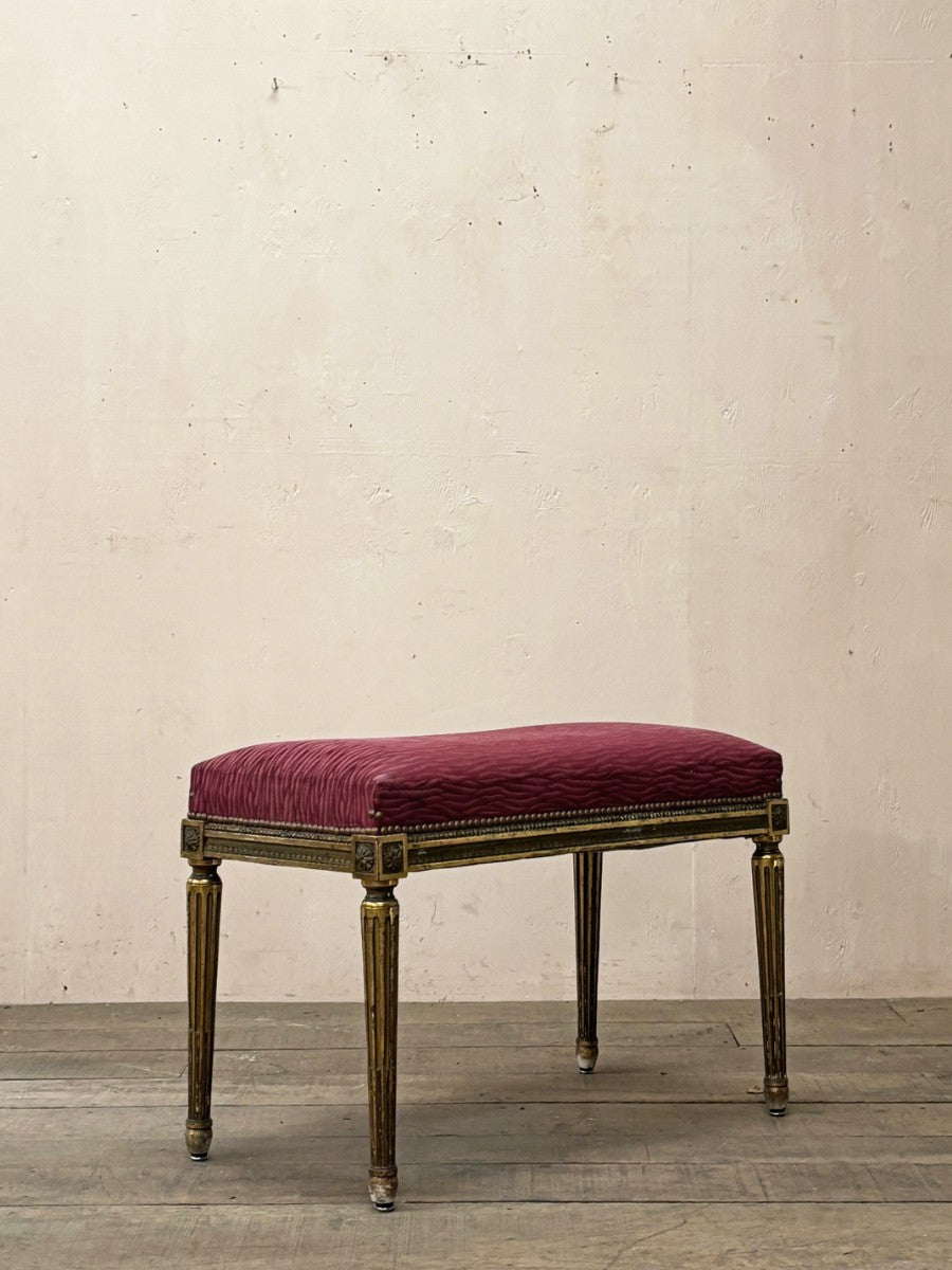 Gilt stool 'as is'