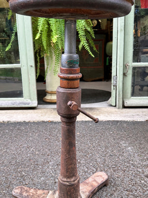 Iron mill stool
