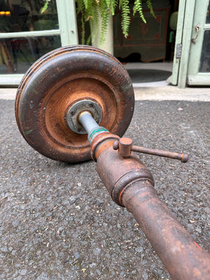 Iron mill stool