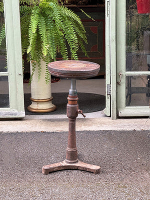 Iron mill stool