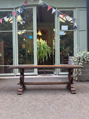 Pair of 19th century short benches