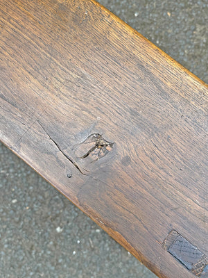 Pair of 19th century short benches