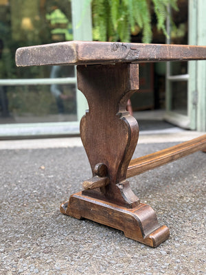 Pair of 19th century short benches