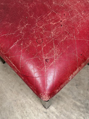 Red leather stool (Reserved)