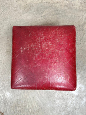 Red leather stool (Reserved)