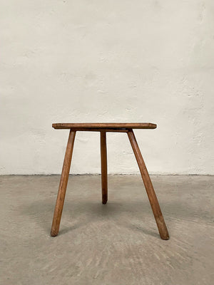 Rustic 3-legged stool