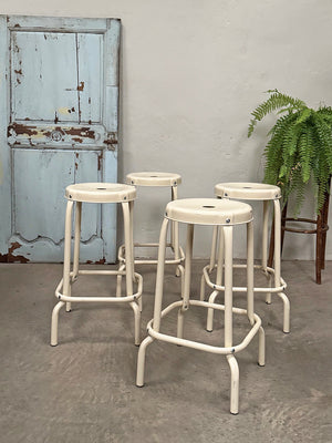 Set of 4 mid height stools (each)