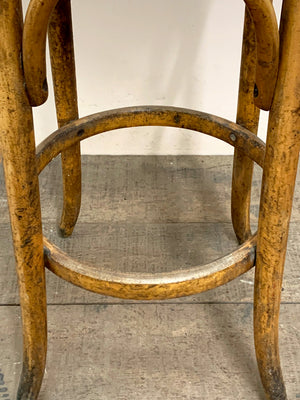 Tall bentwood stool
