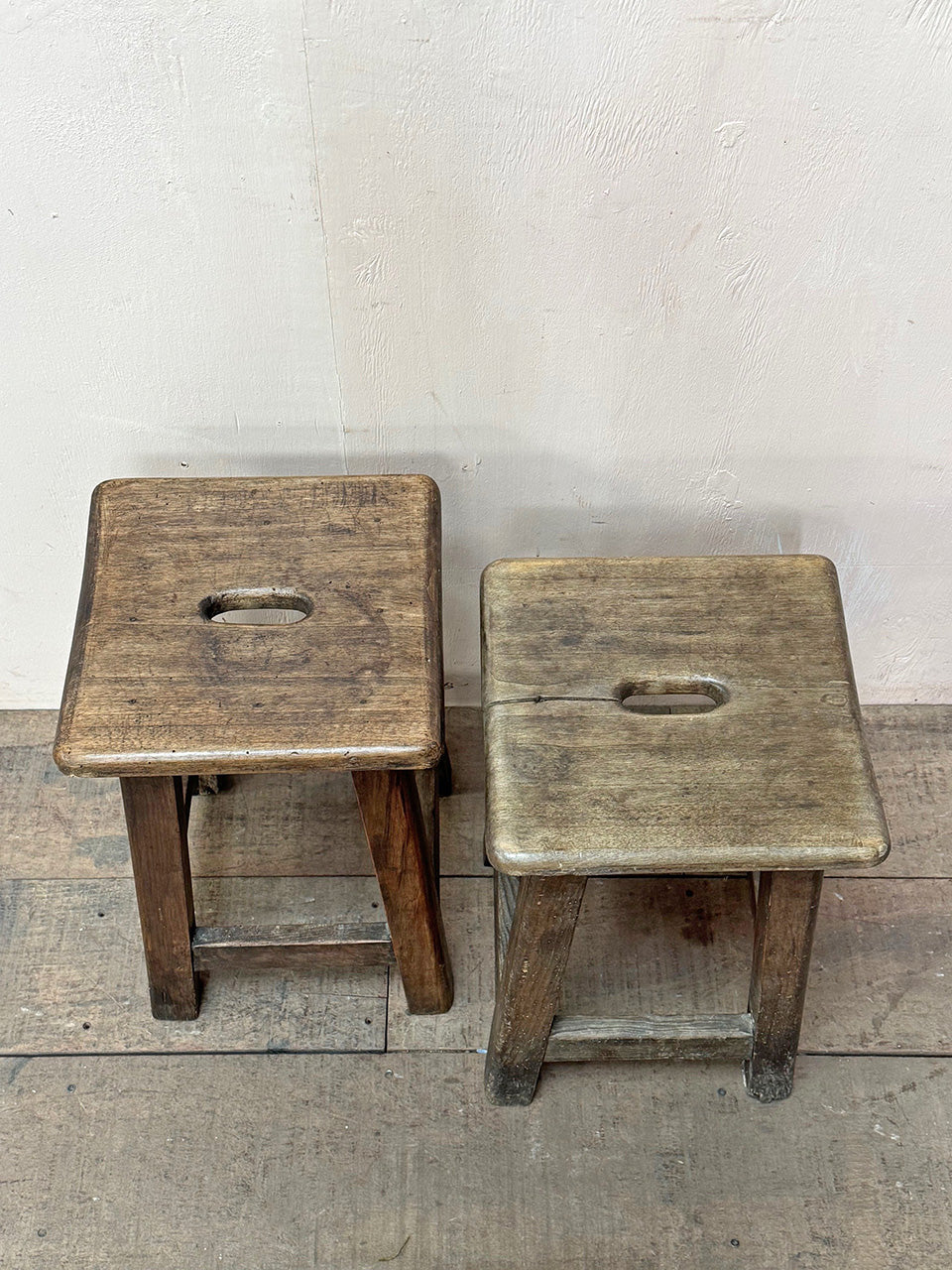 19th century A-frame stools (each)