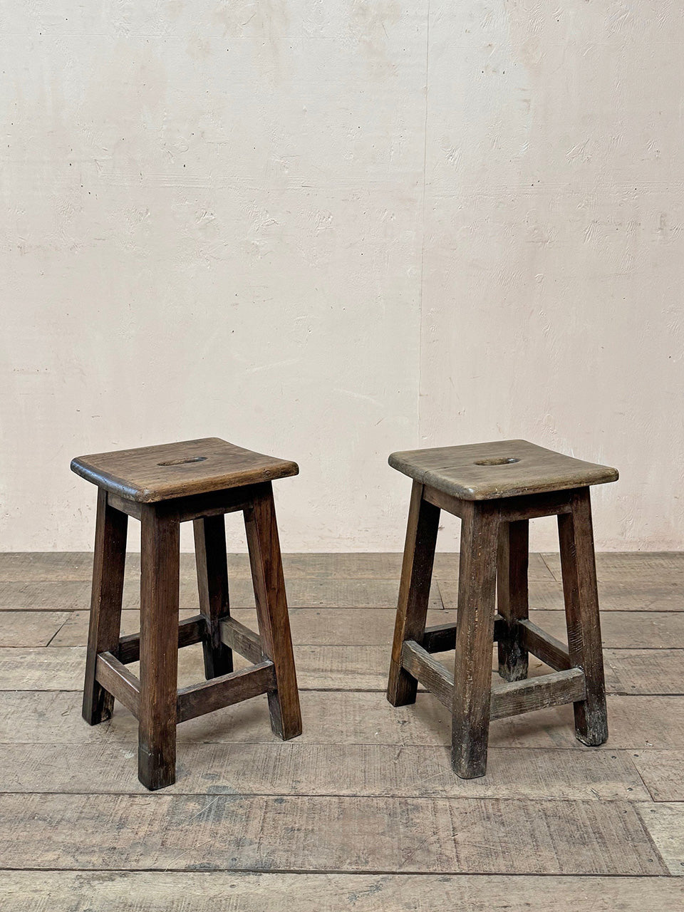 19th century A-frame stools (each)