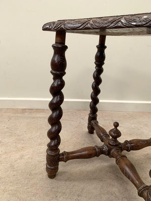Barley twist stool