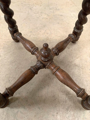 Barley twist stool